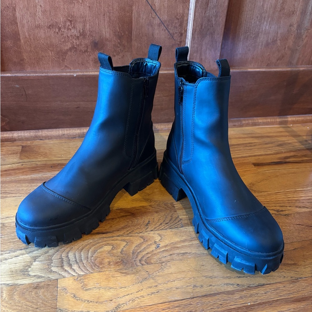 Target Black Combat Boots